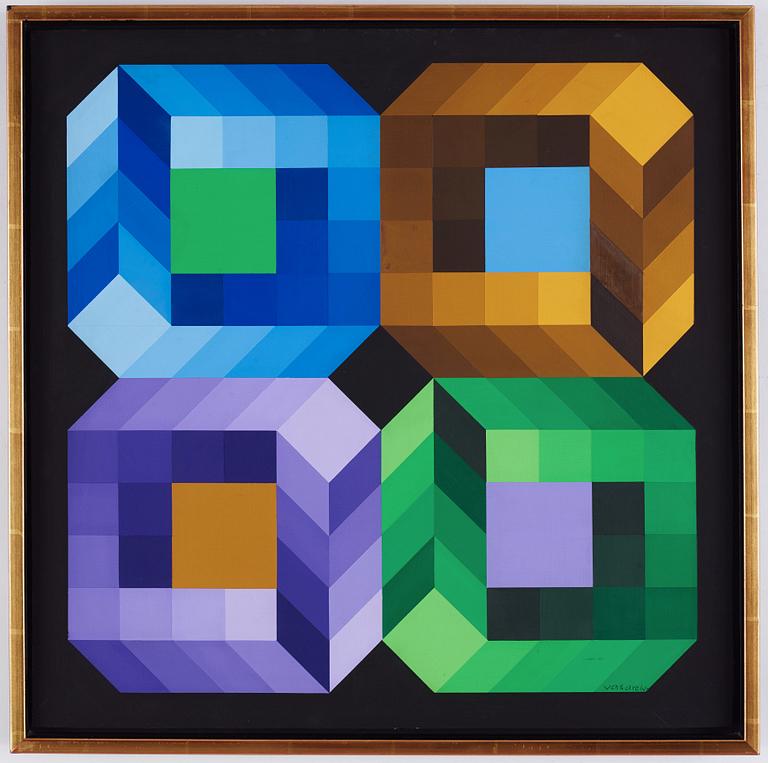 Victor Vasarely, "Teer".