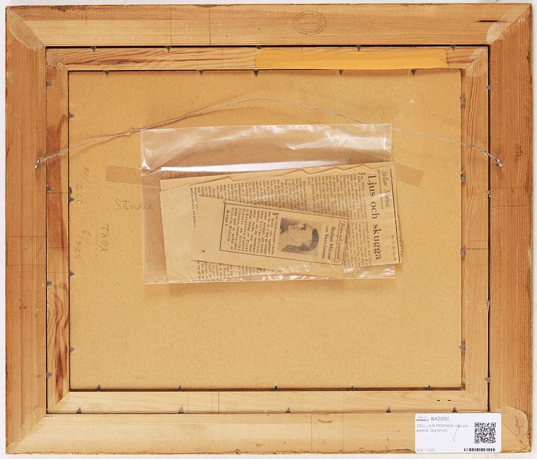 STELLAN MÖRNER, oil on board, signed.