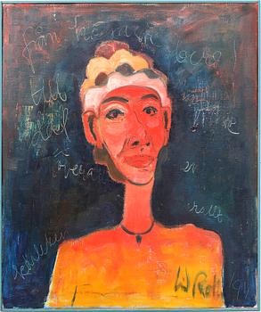 Ingrid Roth, oil on canvas signed.