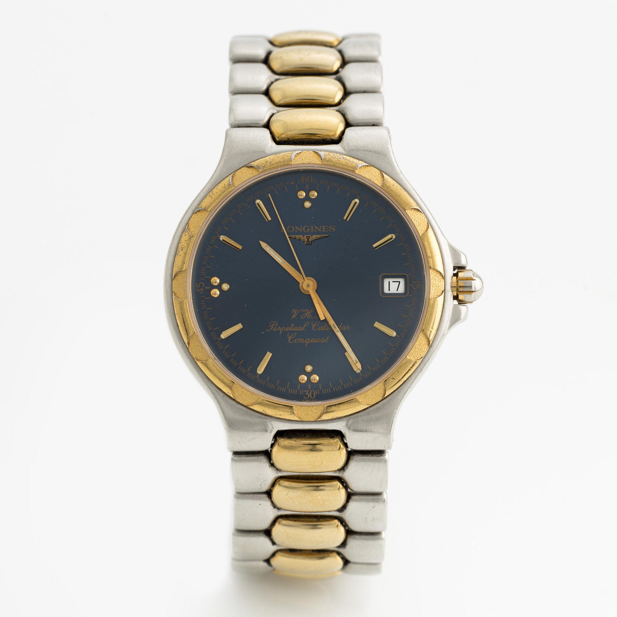 Longines conquest vhp perpetual calendar clearance
