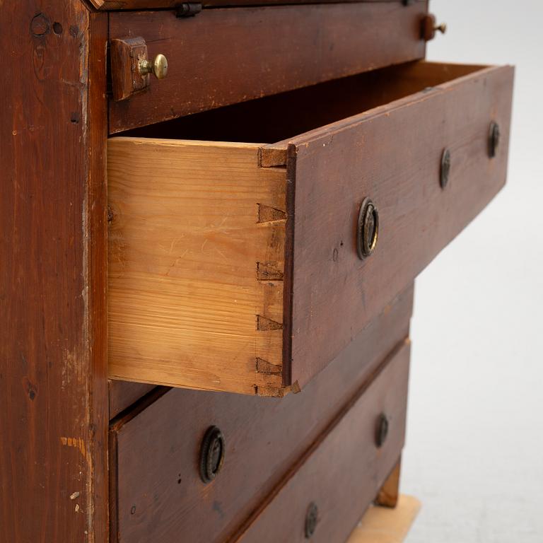 A secretaire, 19th Century.