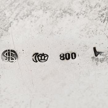 A German rococo style silver tea- and coffee service.