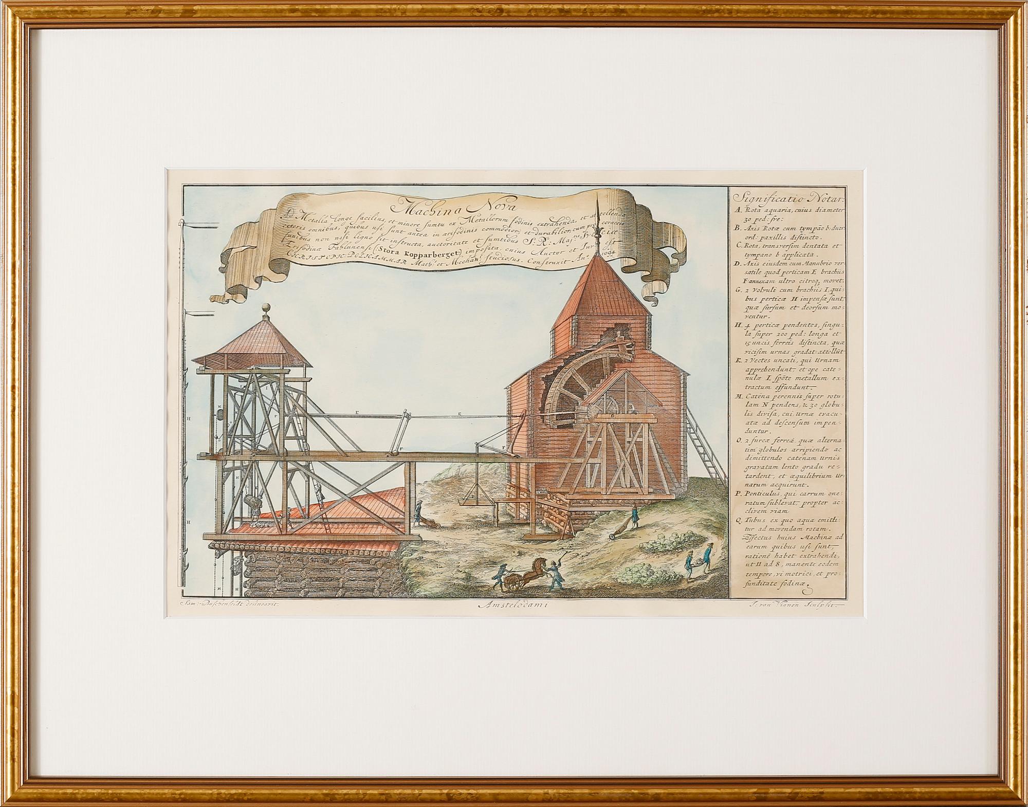 Two colored prints from the 19th century.