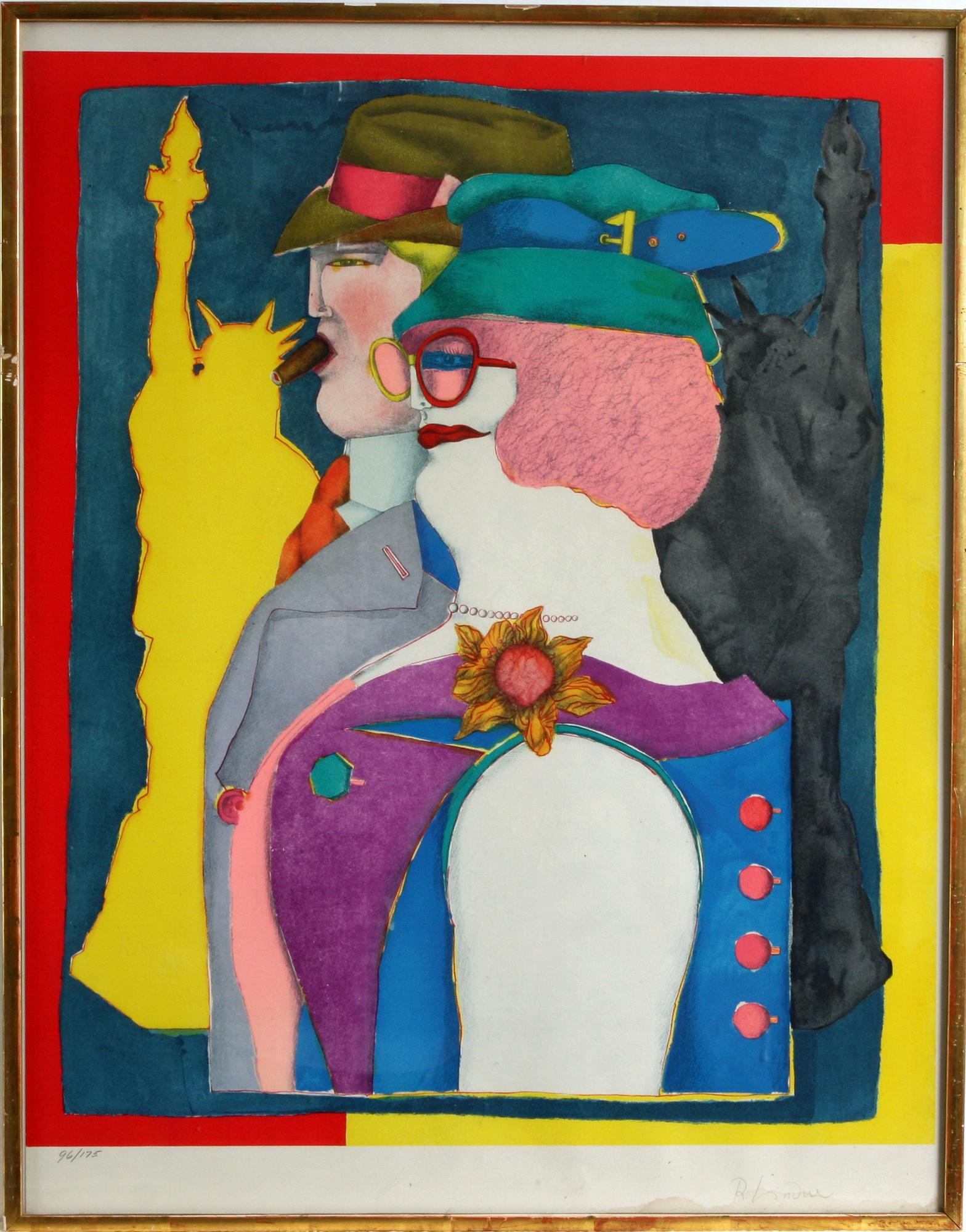 RICHARD LINDNER, färglitografi, sign o numr 96/175.