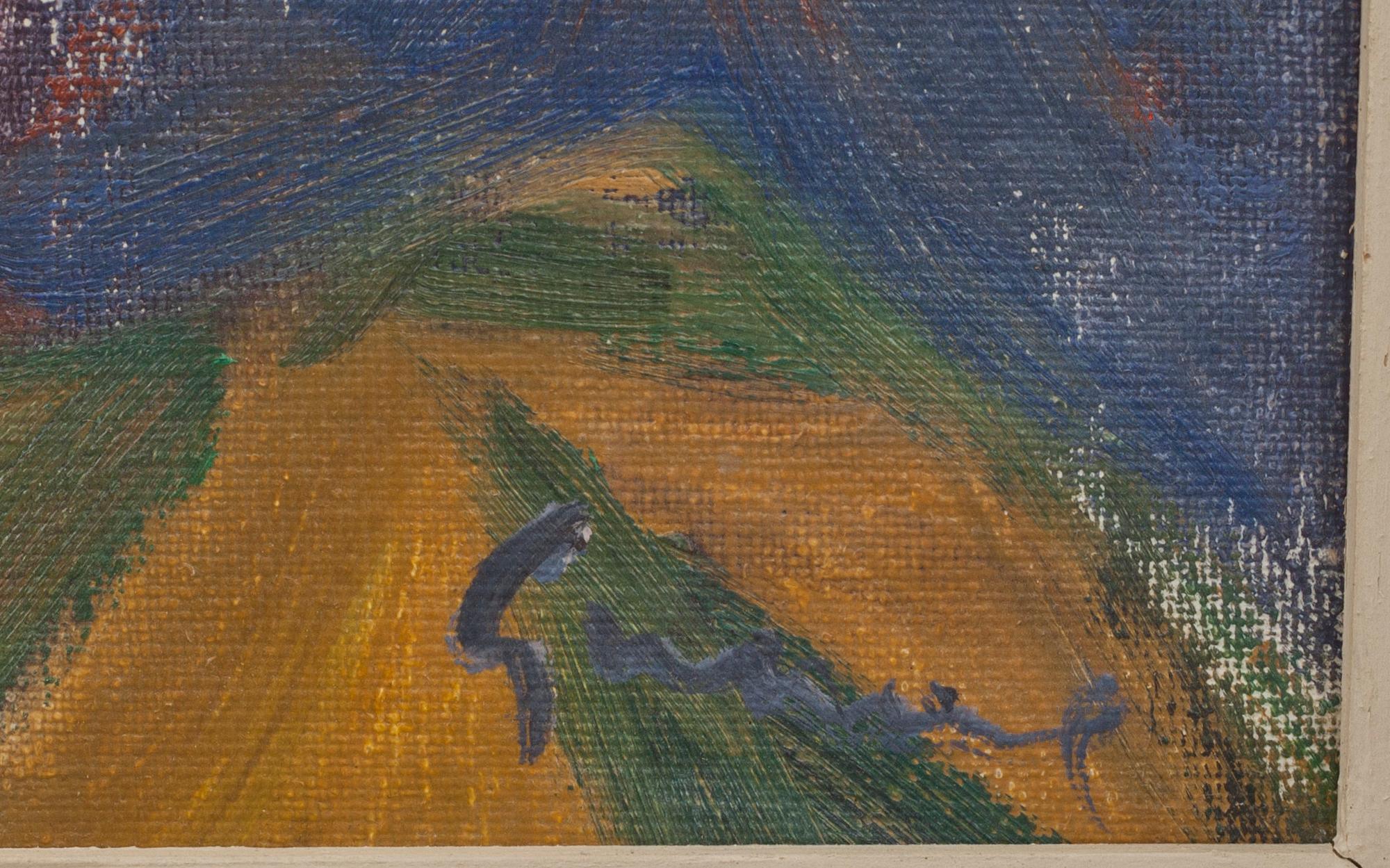 CARL GUNNE, olja på duk. Signerad.