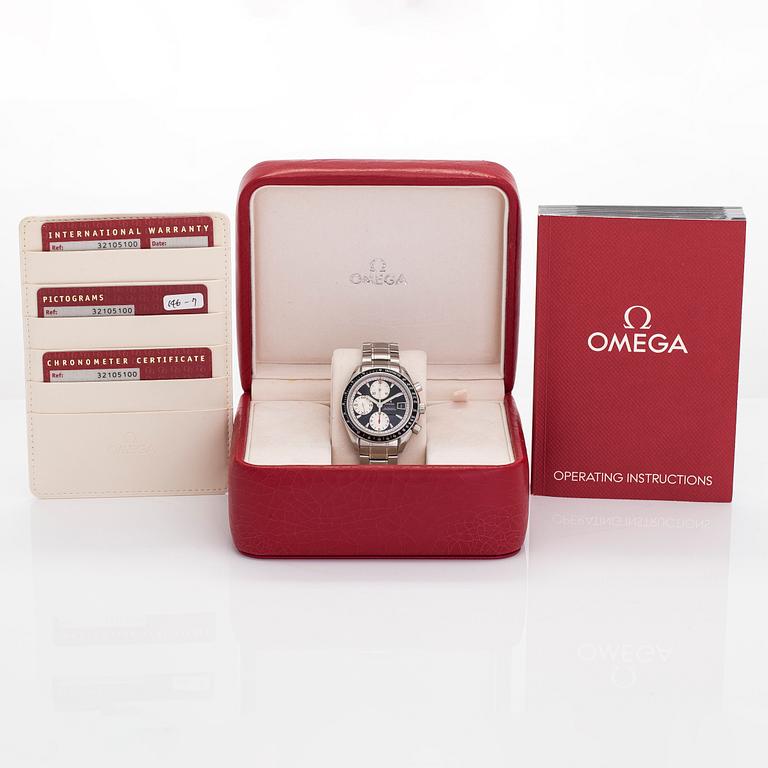 Omega, Speedmaster, Date, chronograph, wristwatch, 40 mm.