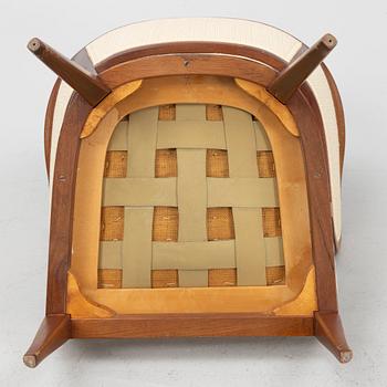 Carl Malmsten, a "Jonas Love" armchair, second half of the 20th century.