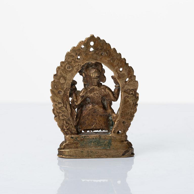 Ganesha, brons. Nepal, 1900-talets början.