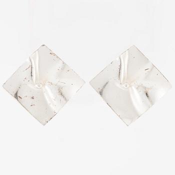 Lapponia, a pair of earrings, sterling silver, Finland 1990.