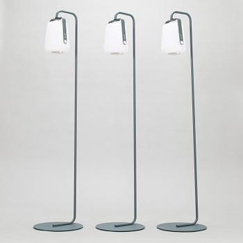Tristan Lohner, Three 2018 'Balad' lamps and Balad lamp 'upright stand' for Fermob.