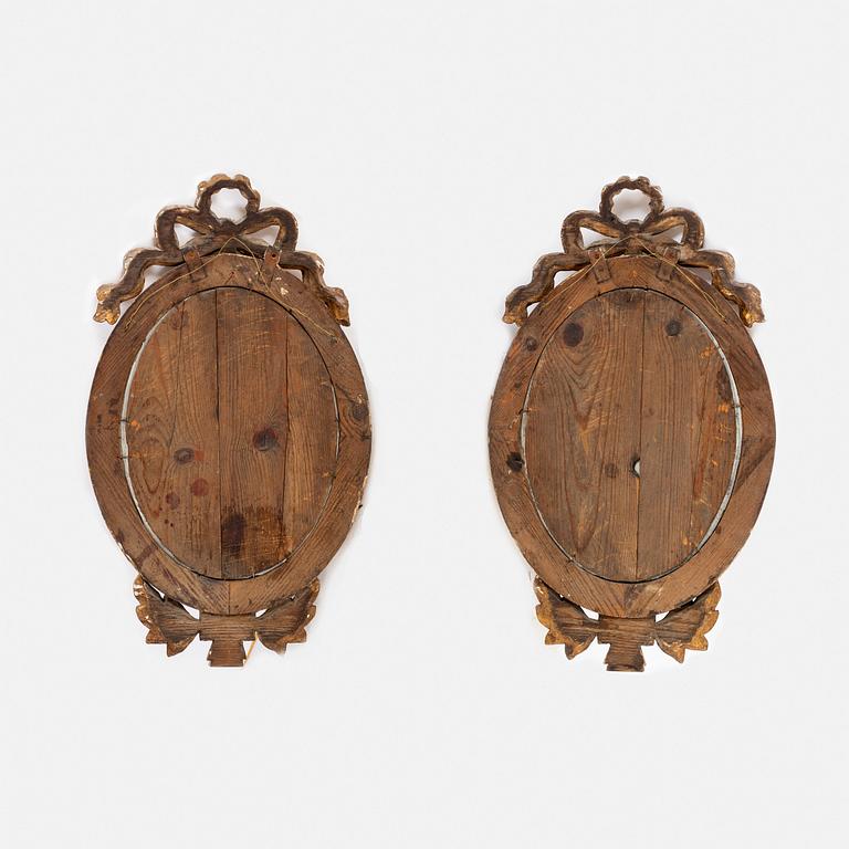 Spegellampetter, gustaviansk stil 1800-tal.