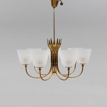 TAKLAMPA, 1900-talets andra hälft. Höjd ca 82 cm.