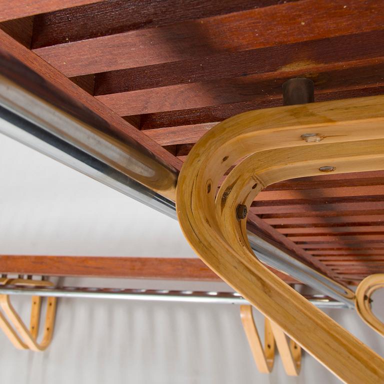 Alvar Aalto, two coat racks made to order for O.Y. Huonekalu-ja Rakennustyötehdas A.B 1962.
