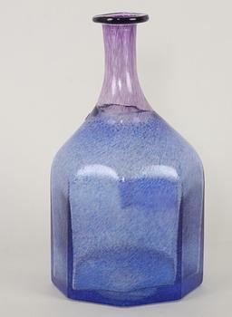 VAS/FLASKA, glas, Bertil Vallien, Boda Artist Collection, sign.