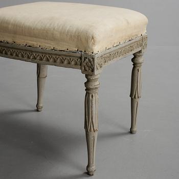TABURETT, Gustavianskt stockholmsarbete, omkring 1800.