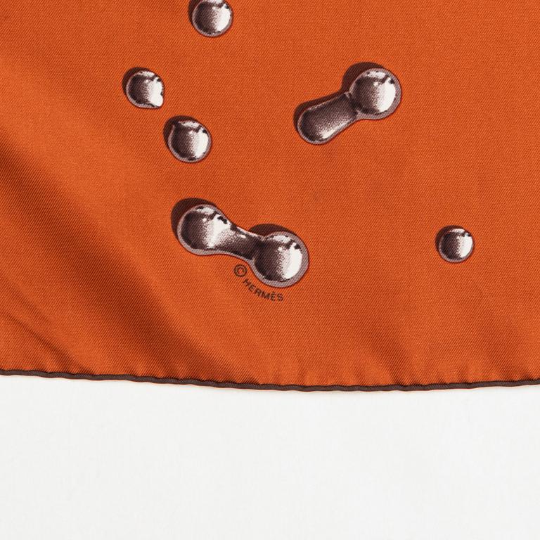 Hermès, scarf,  "Vif Argent".