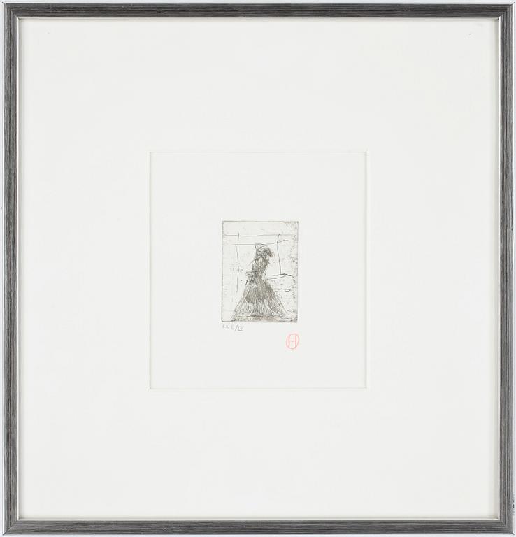 PREBEN HORNUNG, etsning, mongramsignerad, numrerad II/IV.