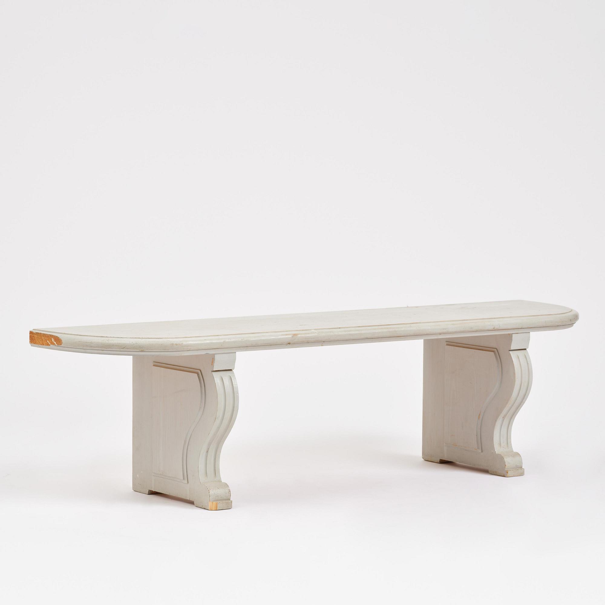 A Gustavian-style bench, 20th century.