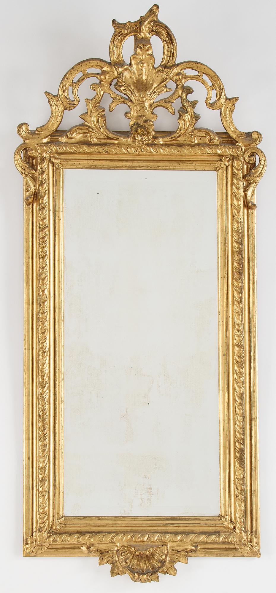 Spegel, nyrokoko, 1800-talets senare del.