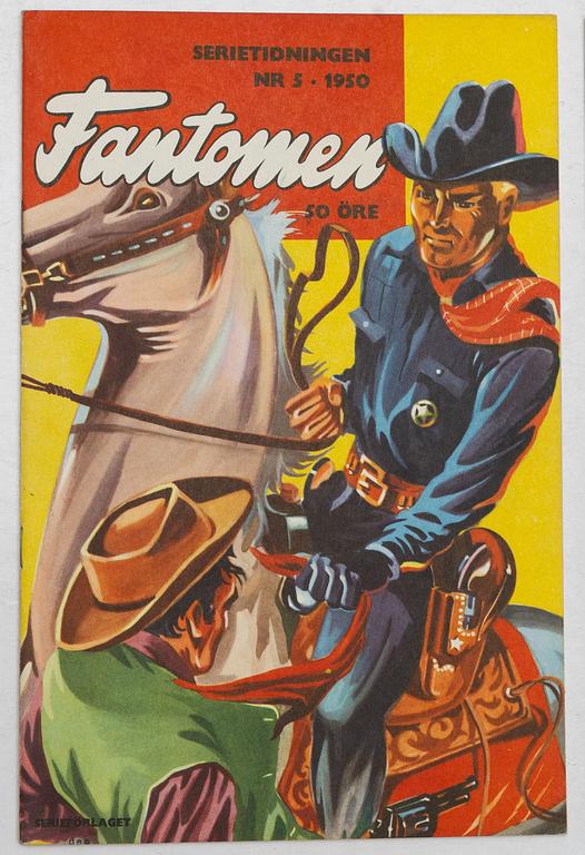 Comic books, Fantomen, no. 1–7, 1950.