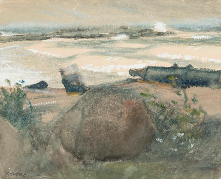 Verner Thomé, Coastal view in Hogland.