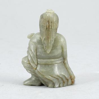 FIGURIN, nefrit, Kina, 1900-tal.