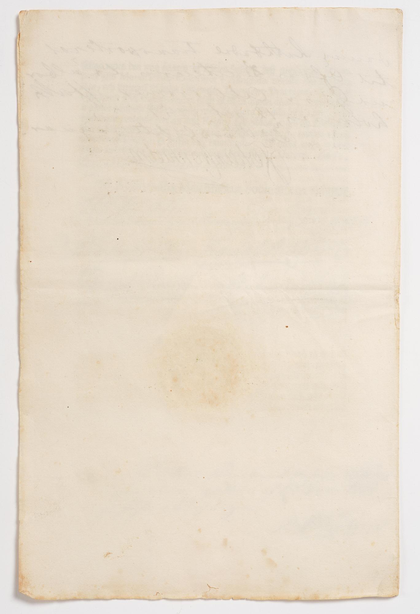 Aktiebrev, Ahlingsåhs Manufaktur Werk (Manufactur-Societet), No 43, 1728.