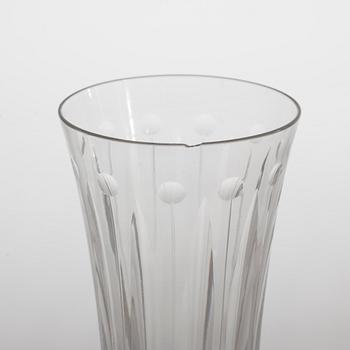 A glass tableware collection of 61 pcs, "Tommy" by Saint-Louis, France, late 20th century.