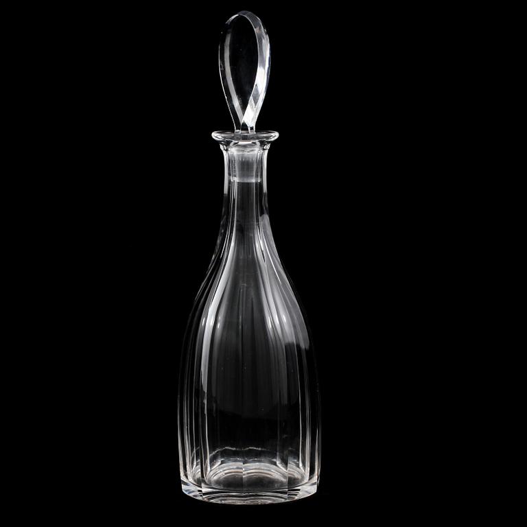 KARAFF, glas, "Karlberg", Elis Bergh, Kosta, 1900-talets andra hälft. .