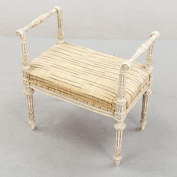 An early 20th Century Louis XVI style banquet stool.