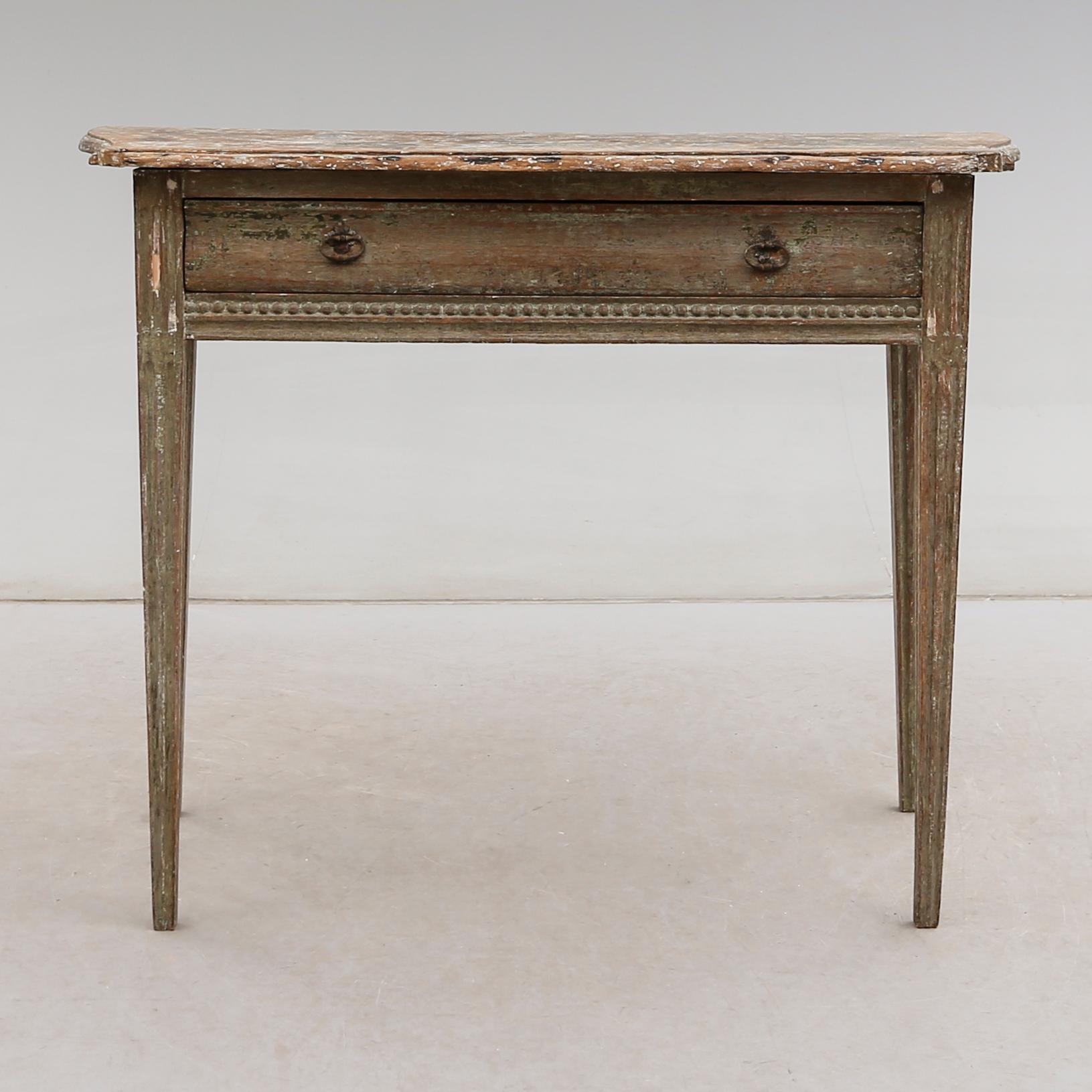 VÄGGBORD, gustavianskt, 1700-talets andra hälft.