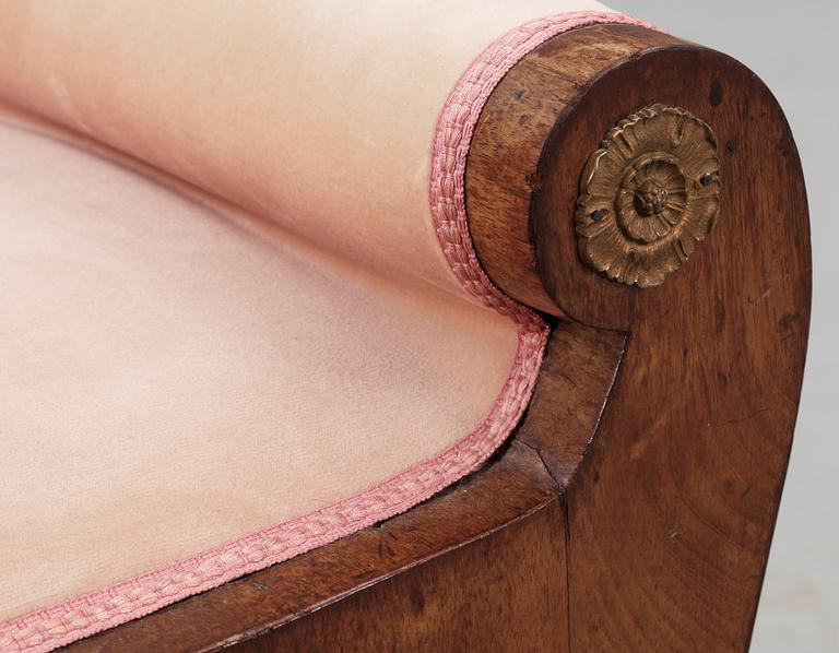 TABURETT, empire, 1800-talets första hälft.