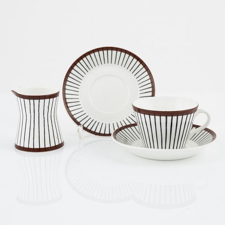 Stig Lindberg, coffee service, 'Spisa Ribb' 10 pcs.