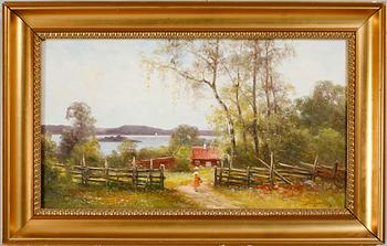 SEVERIN NILSON, olja på duk, signerad.