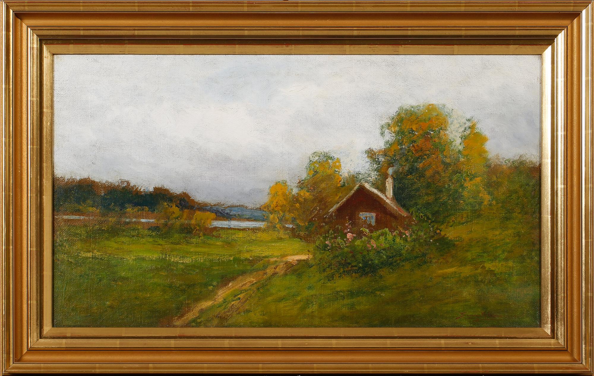 SEVERIN NILSON, olja på duk, signerad.
