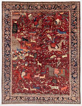 A Chahar Mahal va Bakhtiar carpet  ca 393 x 300 cm.