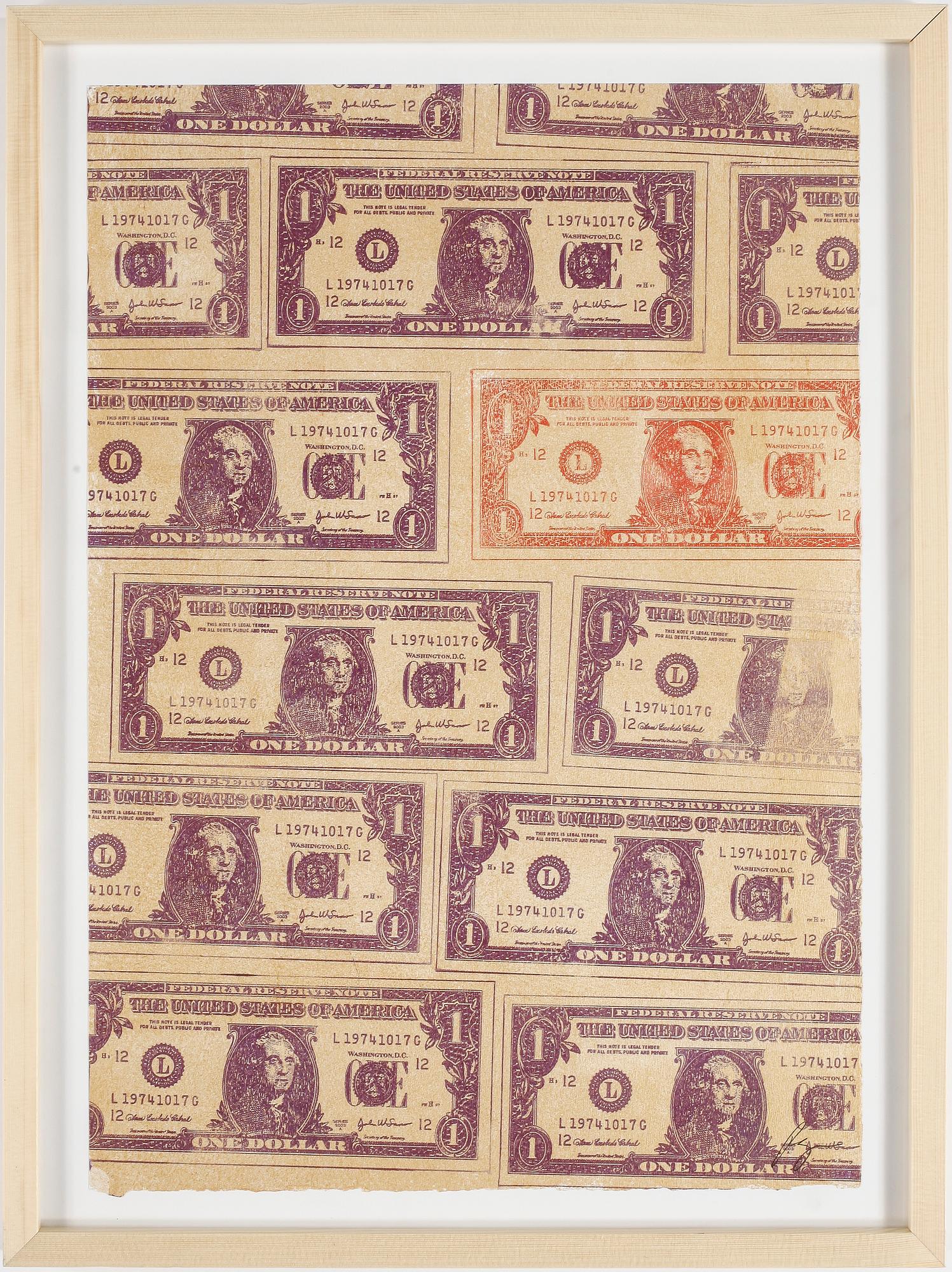 RICHARD RYAN, monoprint, signerad.