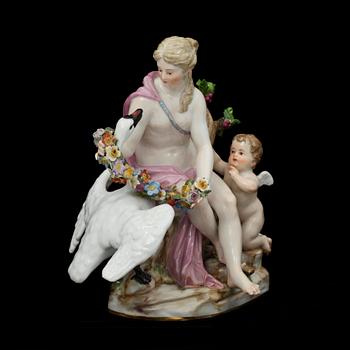 FIGURIN, porslin, Meissen, 1800/1900-tal.