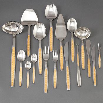 BESTICK, 130 delar, stål, "Guldi", Nilsjohan, 1900-talets andra hälft.