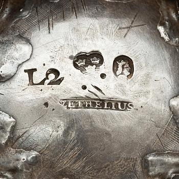 A pair of Swedish 18th century silver wine coolers, marks of Pehr Zethelius, Stockholm 1793.