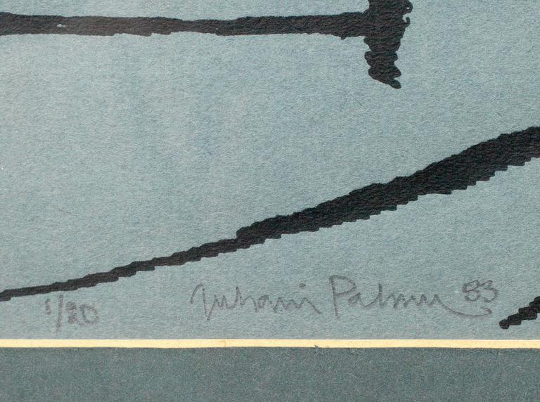JUHANI PALMU, serigrafi, 1/20, sign. och dat. 83.