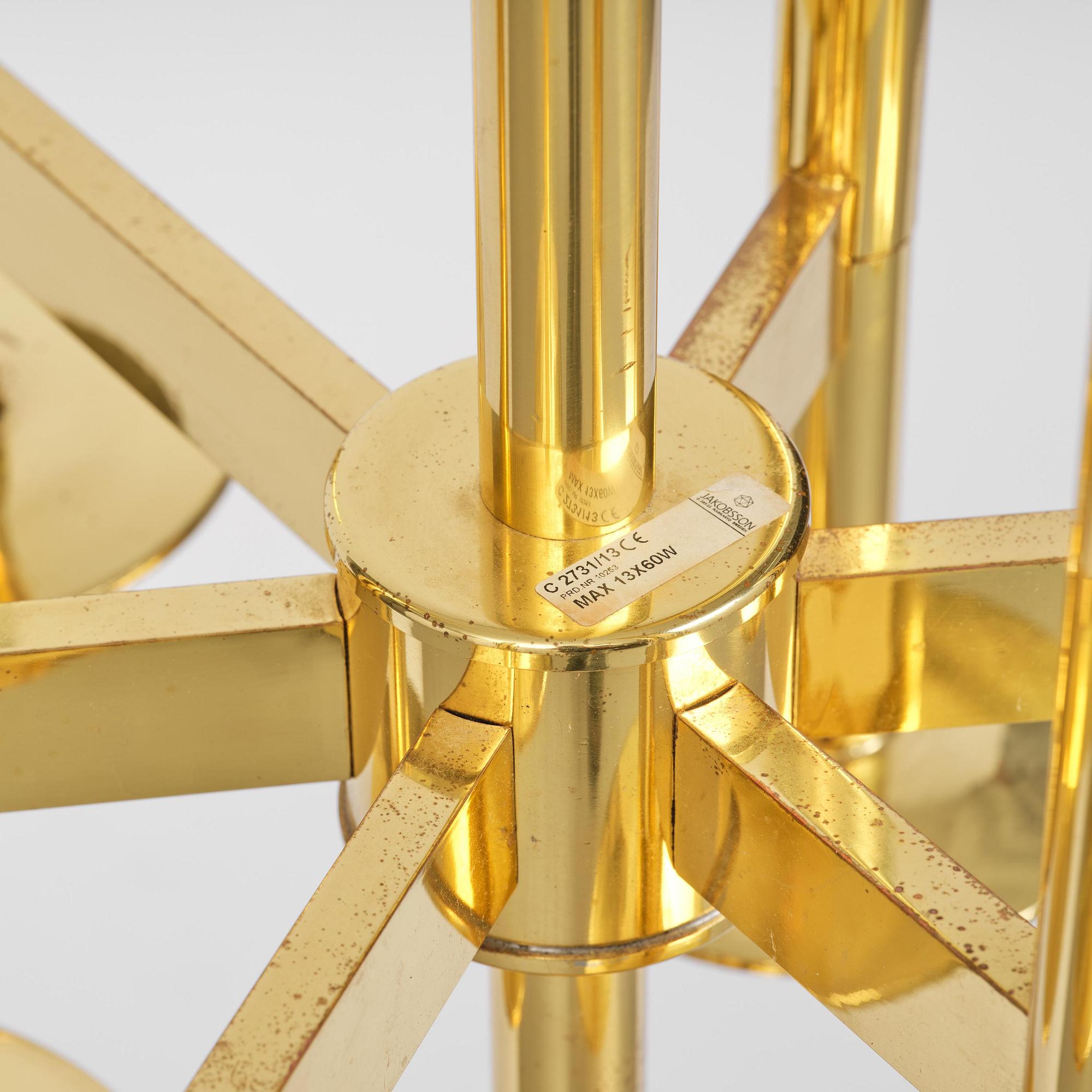 Hans-Agne Jakobsson, a pair of "Klerk" ceiling lamps model "C 2731/13", Hans-Agne Jakobsson AB, Markaryd.