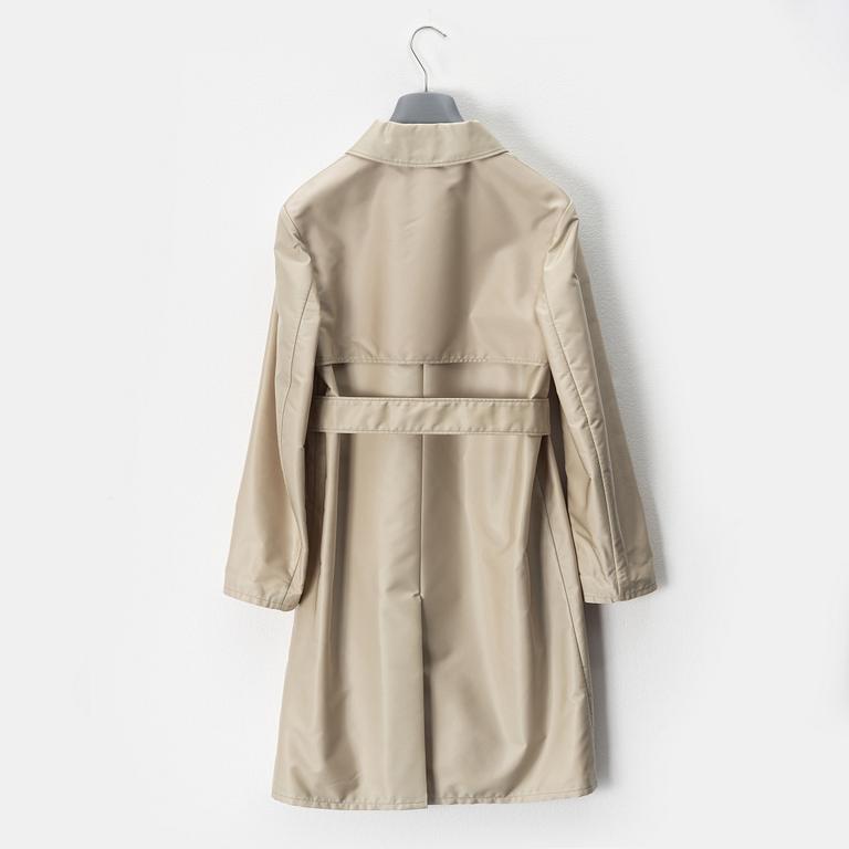 Prada, a nylon coat, size 38.