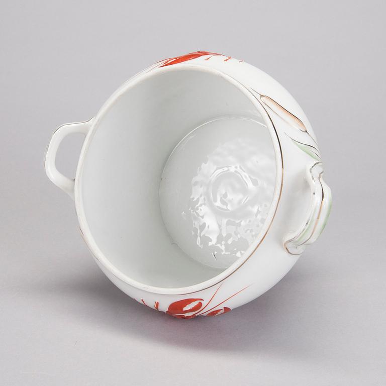 DELAR AV SERVIS, 11+1 st, porslin, Altwasser, Tyskland ca 1900.