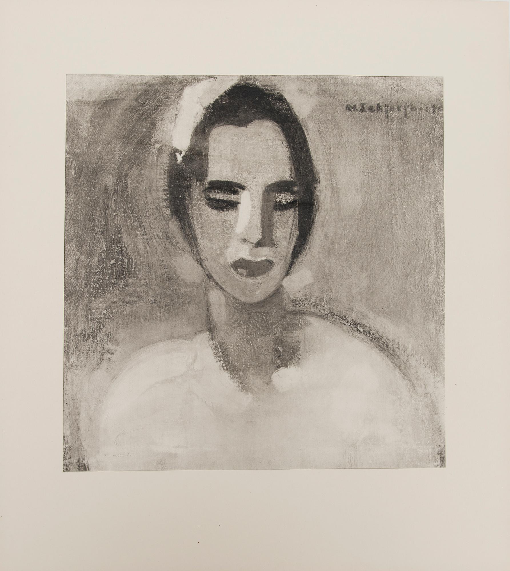 HELENE SCHJERFBECK, mapp med tryckbilder, 48 delar, 1945.