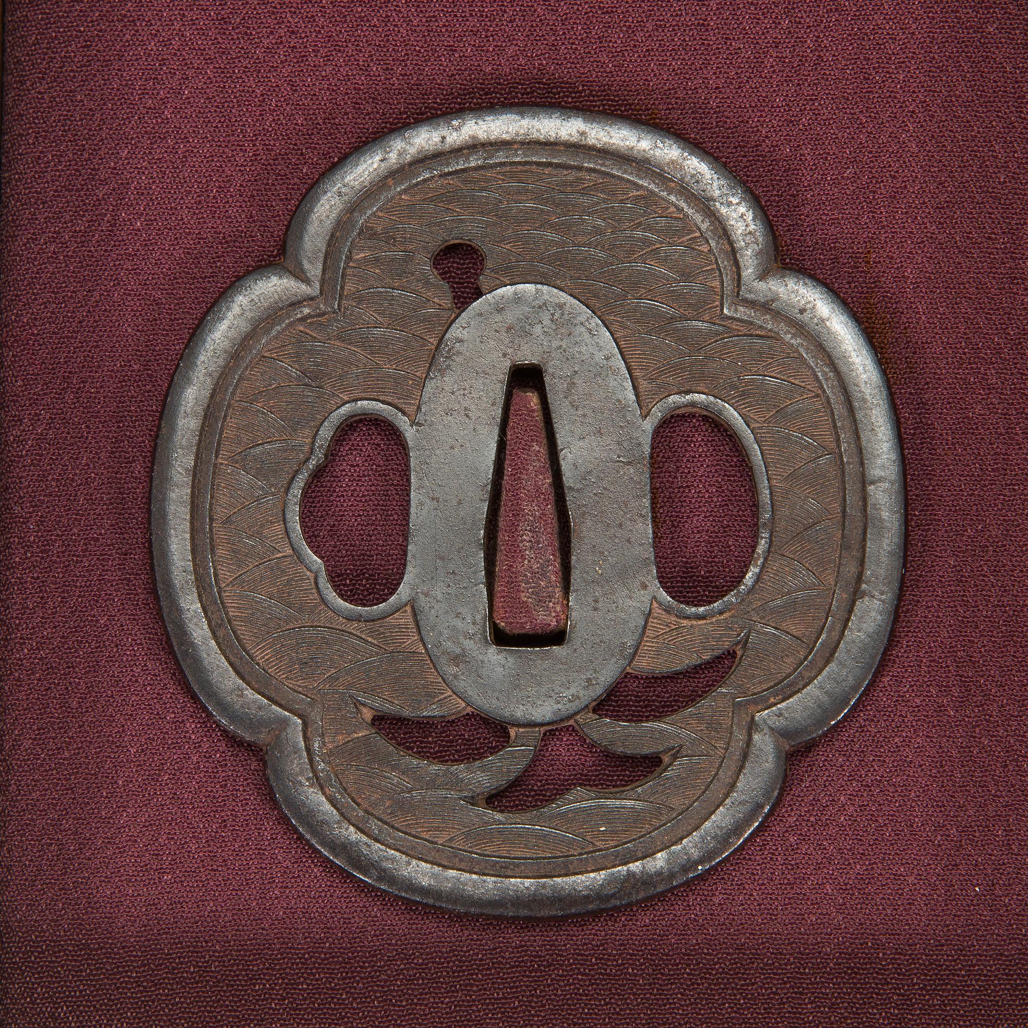 Tsuba, 3 st, Japan, Edo.