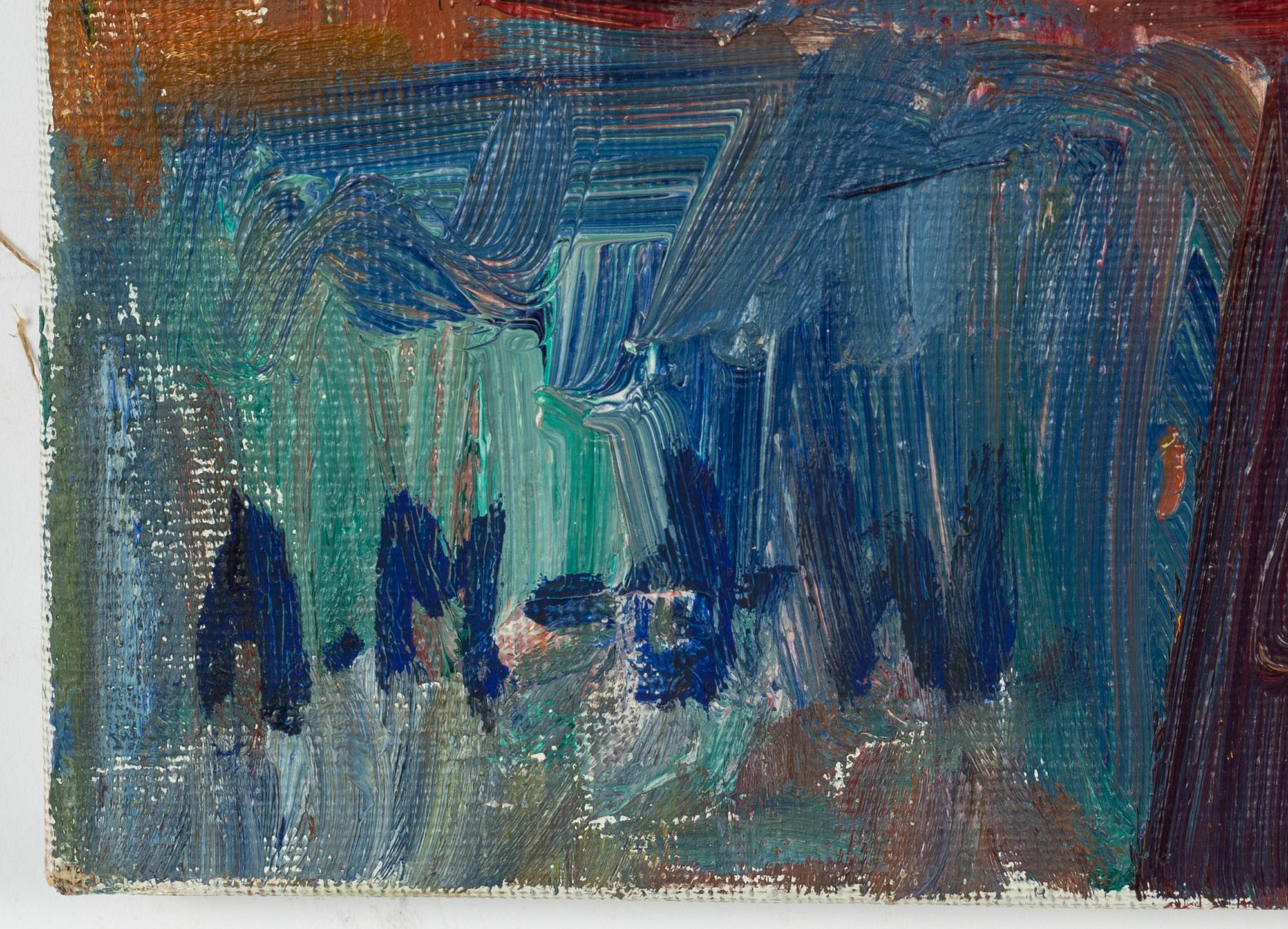 Astrid Munthe-de Wolfe, olja på duk, signerad.