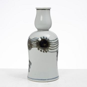 Lisa Larson, a stoneware vase, from the 'Karolin' series, Gustavsberg Studio, 1960s.