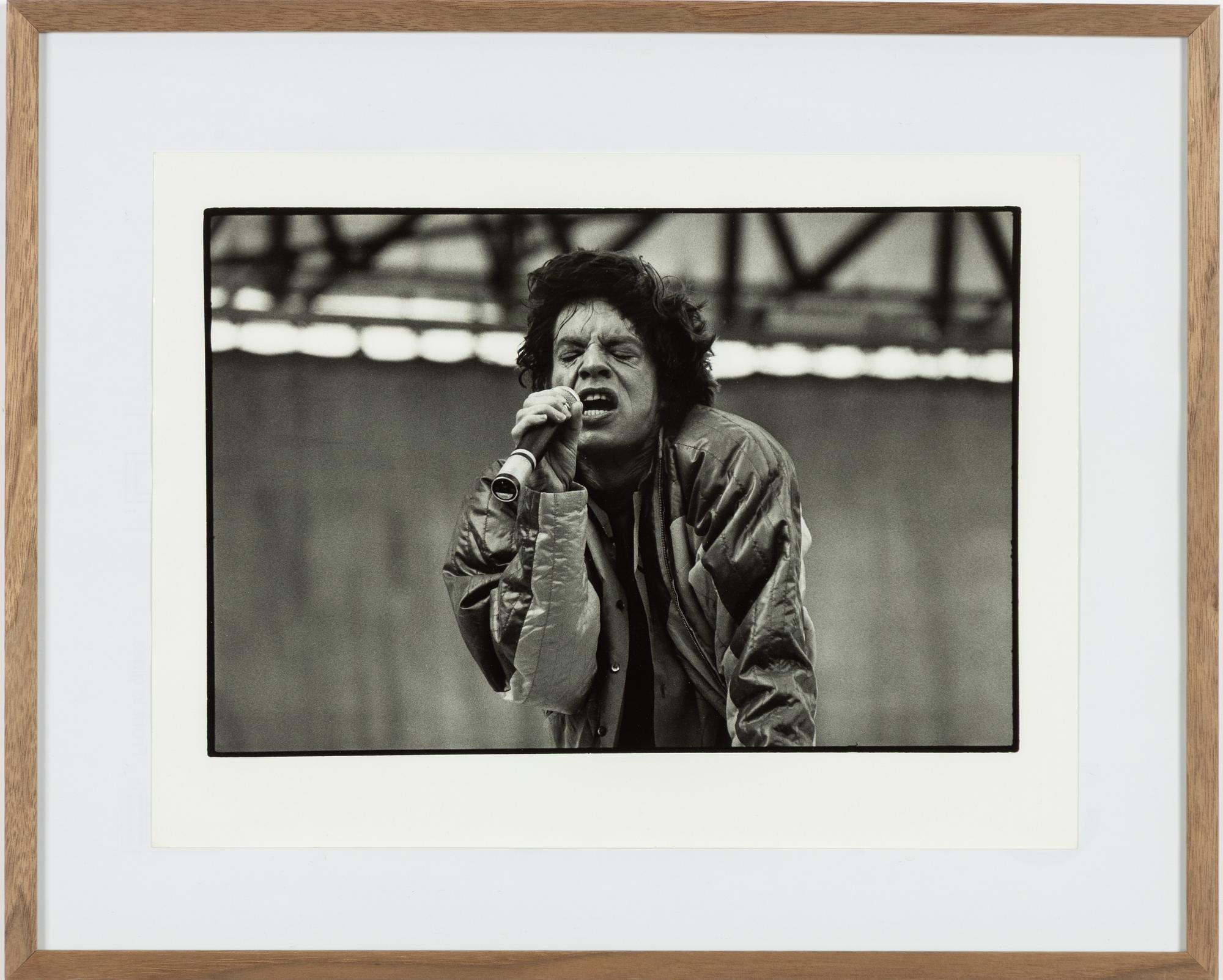 Mats Bäcker, "Mick Jagger", Göteborg, 1982.