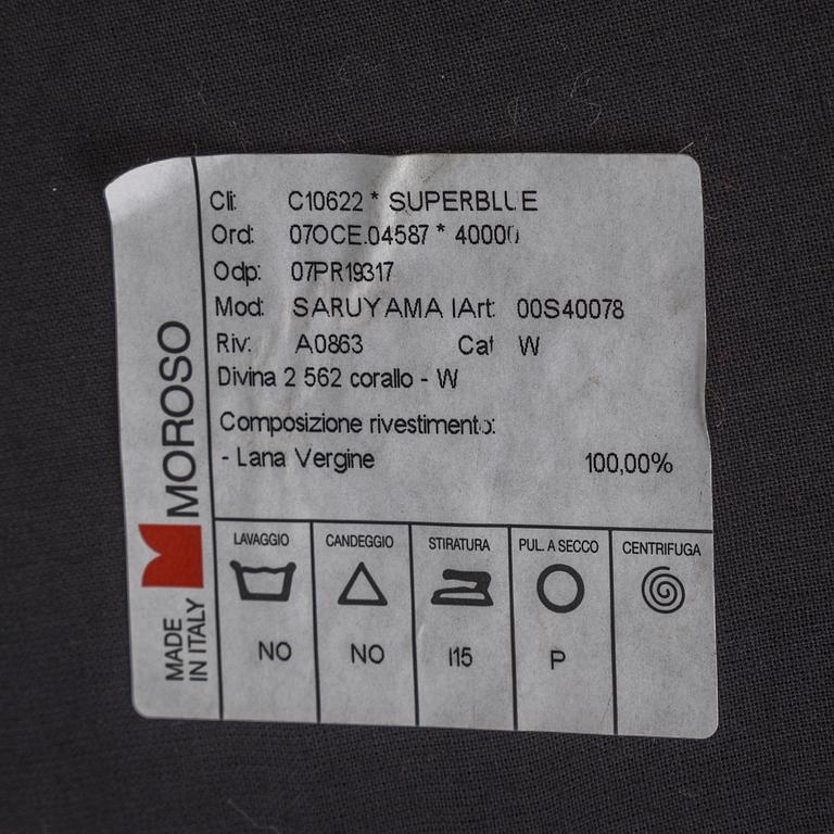 TOSHIYUKI KITA, a 'Saruyama Island' easy chair from Moroso, Italy.